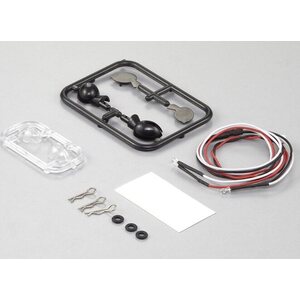 Killerbody 1/10 Wing Mirror w. LED Unit Set Type C