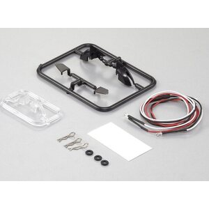 Killerbody 1/10 Wing Mirror w. LED Unit Set Type D