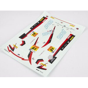 Killerbody SUBARU BRZ R&D SPORT Racing Decal Sheet