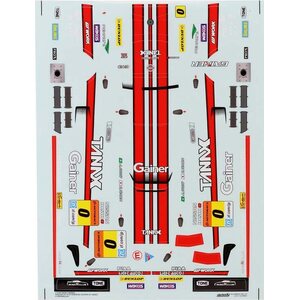 Killerbody GAINER TANAX GT-R NISMO R35 Racing Decal Sheet