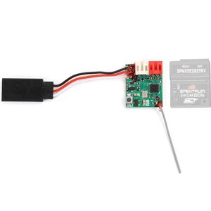 Spektrum 10A 2-in-1 Brushed ESC / SLT Receiver: Micro-B