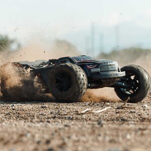 ARRMA RC 1/8 KRATON 6S EXB 4X4 RTR BRUSHLESS SPEED TRUCK, BLACK 6S LiPo-paketti