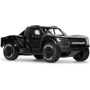 ARRMA RC 1/16 MOJAVE GROM 4X4 RTA KIT Brushed Desert Truck (Battery & Charger Included), Clear/Black