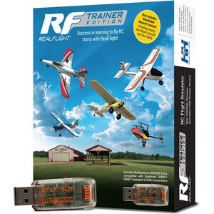 RealFlight Trainer Edition RC Flight Simulator with WS2000 Wireless Simulator USB Dongle