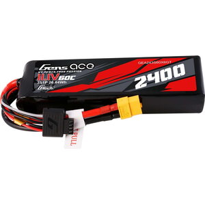 Gens ace G-Tech 2400mAh 3S 11.1V 60C Lipo akku, XT60 liittimellä