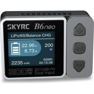 SkyRc B6neo DC Charger Input 10-28volt Black/Grey