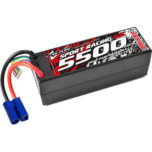 Team Corally Power Racing 60C - 5500Mah - 4S - 14,8V - EC-5 - Hard Case