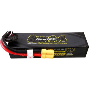 Gens ace 8000mAh 3S 100C 11.1V Lipo Battery | EC5 Plug | Bashing Pro