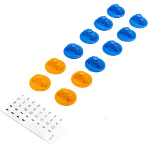 Pro-Line Racing Gate Marker Set, Blue, Orange (12): Axial SCX30
