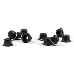 Avid Ringer Locknut | M3 Flanged | Black | 10 Pack