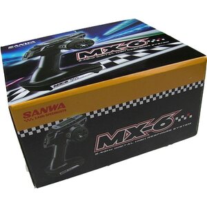 Sanwa MX-6 3-Channel 2.4GHz FH-E Radio RX-391W Roiskesuojatulla Vastaanottimella