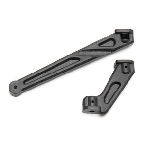 Team Associated 81301 RC8B3 Chassis Braces, short (front and rear)