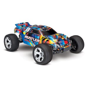 Traxxas Rustler 2WD 1/10 RTR TQ - without a battery or charger TRX37054-4