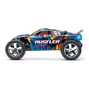 Traxxas Rustler 2WD 1/10 RTR TQ - without a battery or charger TRX37054-4