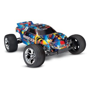 Traxxas Rustler 2WD 1/10 RTR TQ - without a battery or charger TRX37054-4