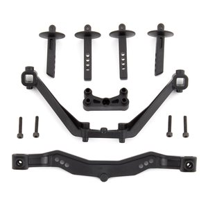 Team Associated 71123 SC6.1 Body Mounts, front and rear