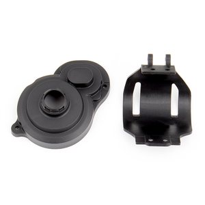 Team Associated 91431 Gear Cover and Motor Guard, black