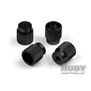 Hudy ALU NUT FOR 1/10 TOURING SET-UP SYSTEM (4) 109360