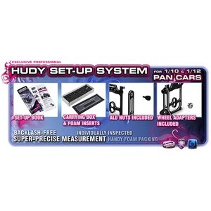 Hudy UNIVERSAL EXCLUSIVE SET-UP SYSTEM FOR 1/10 & 1/12 PAN CARS