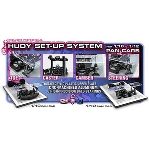 Hudy UNIVERSAL EXCLUSIVE SET-UP SYSTEM FOR 1/10 & 1/12 PAN CARS