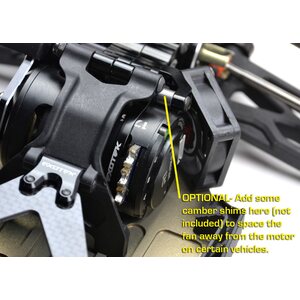 Exotek FAN MOUNT- CLAMP ON SET, 1/10 (Blue)