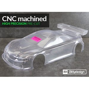 Bittydesign M410 clear body TC 190mm light Pre-cut for Xray T4