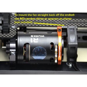 Exotek FAN MOUNT- CLAMP ON SET, 1/10 (Black)