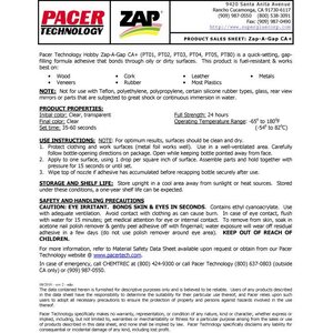 Zap Gap CA+ 1/4oz 7gr Green medium PT04