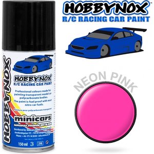 Hobbynox HN1405 Neon Pink R/C Racing Car Spray Paint 150 ml