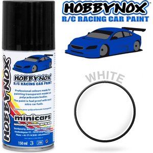 Hobbynox HN1100 White R/C Racing Car Spray Paint 150 ml