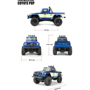 Carisma MSA-1E Coyote Pup 1/24th mini crawler