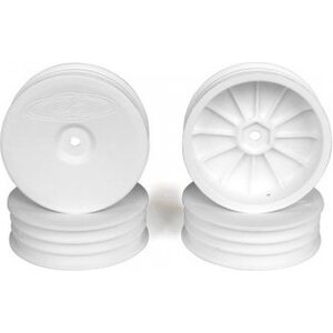 DE Racing Slim Speedline Buggy Wheels for Associated B6 - B6D / Kyosho RB6 / Front / WHITE / 4Pcs
