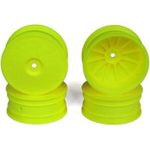DE Racing Speedline Buggy Wheels for Associated B64 - B64D / TLR 22 3.0 - 4.0 / Front / YELLOW / 4Pcs