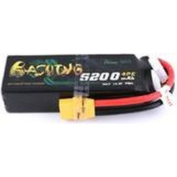 Gens ace 14.8V 5200mAh 4S1P 40C Lipo Battery Pack with XT90 Plug - Bashing Series B-40C-5200-4S1P-Bashing