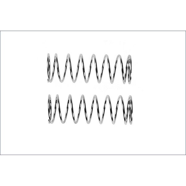 Kyosho Front Shock Spring, Short (Silver - #70) (ZX-5) (2)