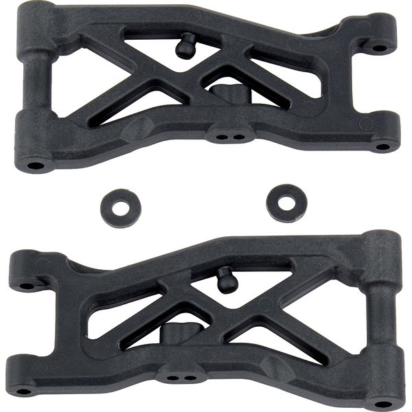 Team Associated 92129 RC10B74 FRONT SUSPENSION ARMS, HARD