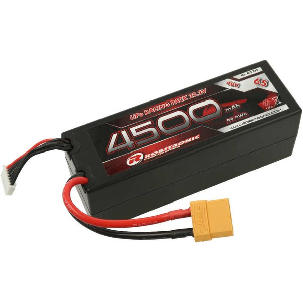 Robitronic LiPo Battery 4500 mAh 6S 40C XT-90 Plug