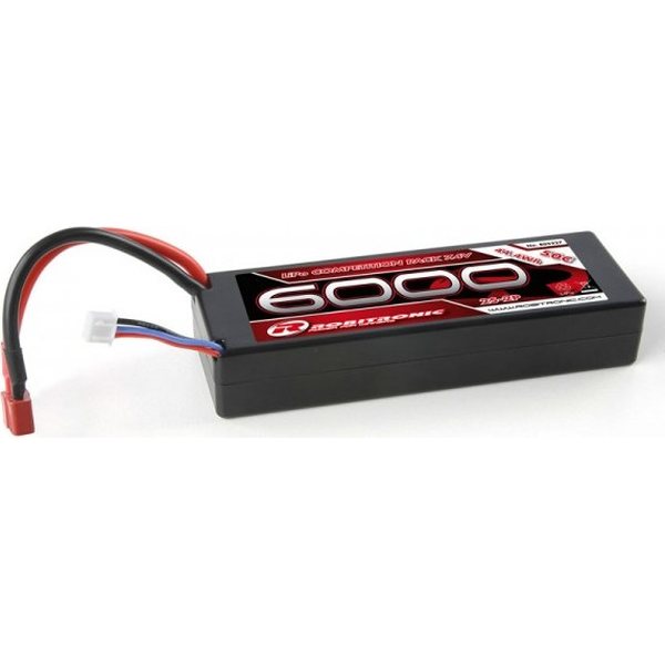Robitronic LiPo Battery 6000mAh 2S 50C Racing Pack T-Plug