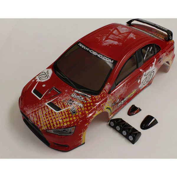 Kyosho Pre-Painted 1:10 Body Shell Mitsubishi Lancer Evo.X Kx4 K.Fab109