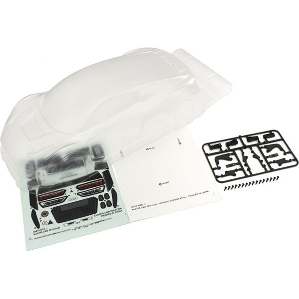 Kyosho Clear Body Shell Audi R8 LMS 2015 1:10 (PureTen Size 200mm) K.39215