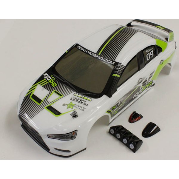 Kyosho Pre-Painted 1:10 Body Shell Mitsubishi Lancer Evo.X Kx3 K.Fab108