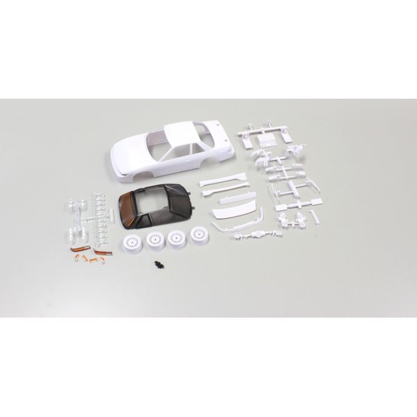 Kyosho Body Shell - Nissan Silvia S13 Mini-Z + 4Wd Rims (White Body) K.Mzn178