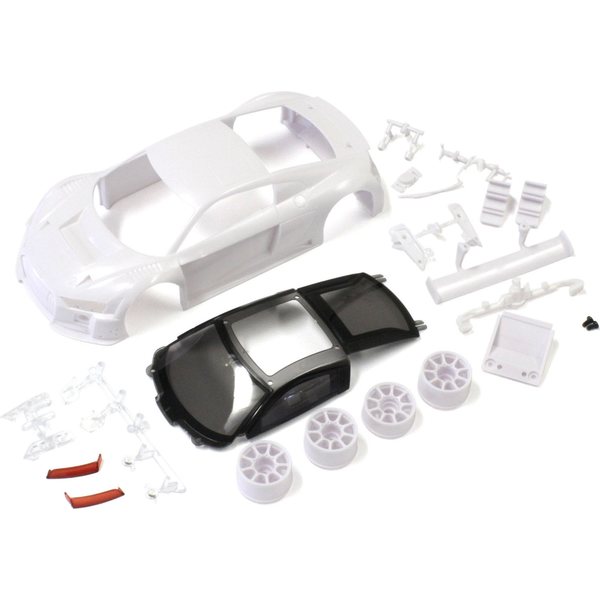 Kyosho Bodyshell Audi R8 LMS 2015 Mini-Z + 2WD Rims (White Body) K.MZN189