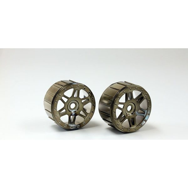 Kyosho PSYCHO KRUISER BLACK CHROMED RIMS (2) K.ISH111BC