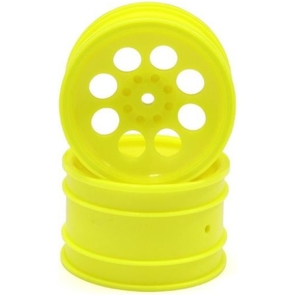 Kyosho Wheel 8 holes 50mm. (2) Turbo Optima - Yellow K.OTH245Y