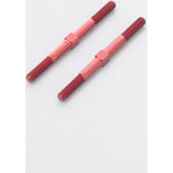 Kyosho HARD ADJUST ROD 3X40MM (2) - RED K.TFW111
