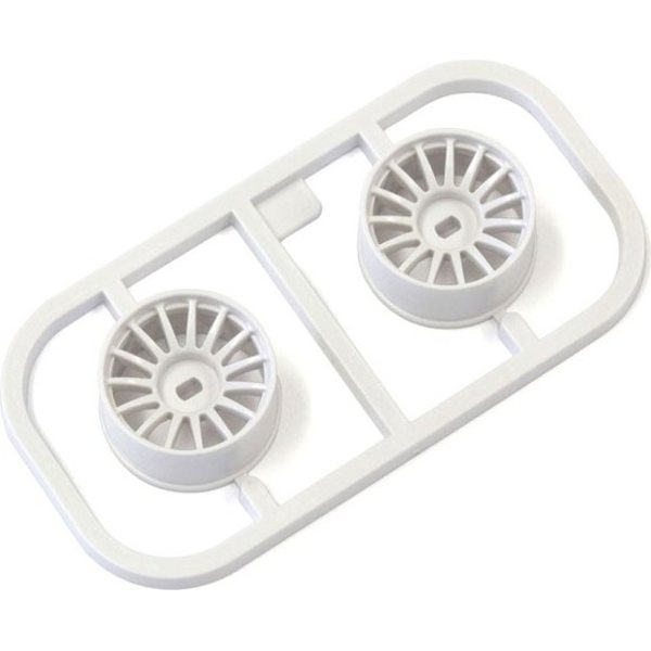 Kyosho WHEELS SET WHITE MINI-Z AWD - WIDE 1.0 OFFSET (2) K.MDH100W-W1