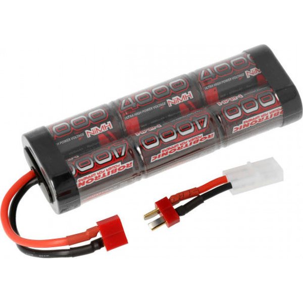 Robitronic NiMH Battery 4000mAh 7,2V Stick Pack T-Plug & Tamiya