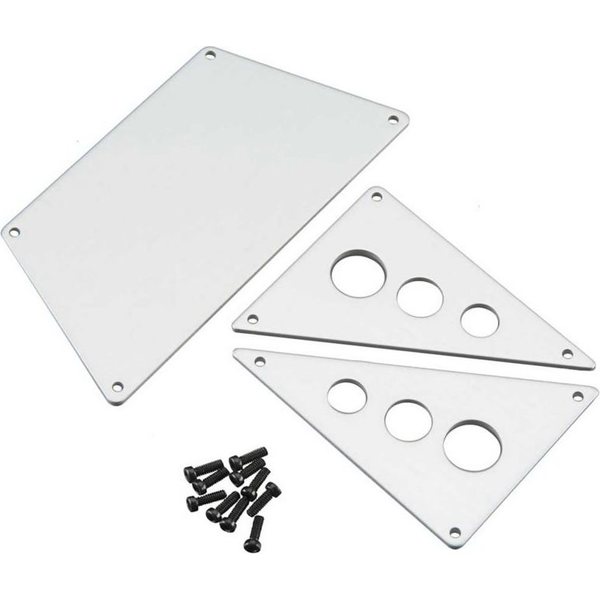 Axial AX30530 Front Skid Plates Alum Silver