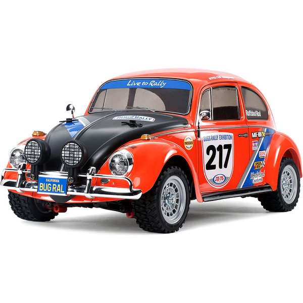 Tamiya 1/10 MF01X Volkswagen Beetle Rally EP Car Kit without ESC with Motor 58650